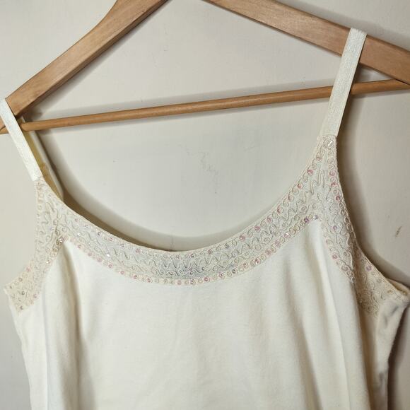 Avenue Tank Top Sequin + Embroidered Trim Whimsy Fairy - Picture 2 of 7
